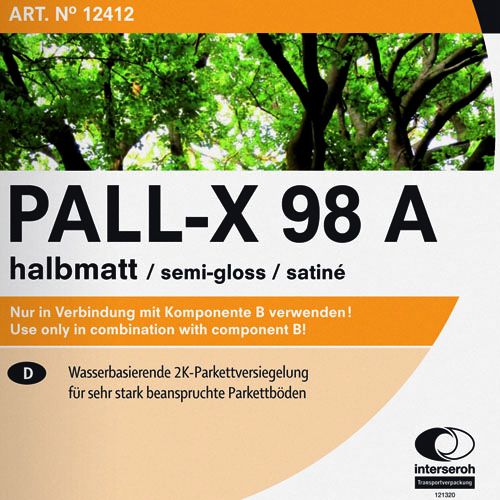 Паркетный лак Pallmann Pall X 98 A / B матовый (4,95 л)