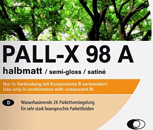 Паркетный лак Pallmann Pall X 98 A / B полуматовый (4,95 л)